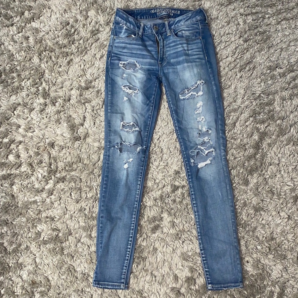 Barley worn American Eagle Jeans